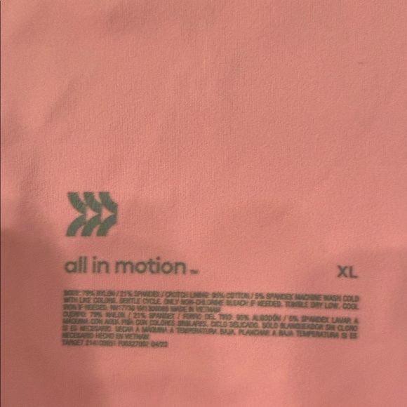 All in Motion High Waist Pink Women's Shorts - Picture 2 of 8